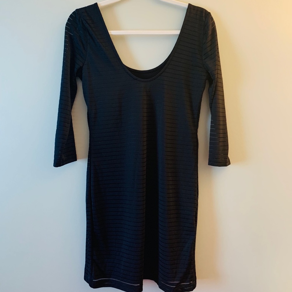 Juniors’ Forever 21 Black Mid Length Dress
